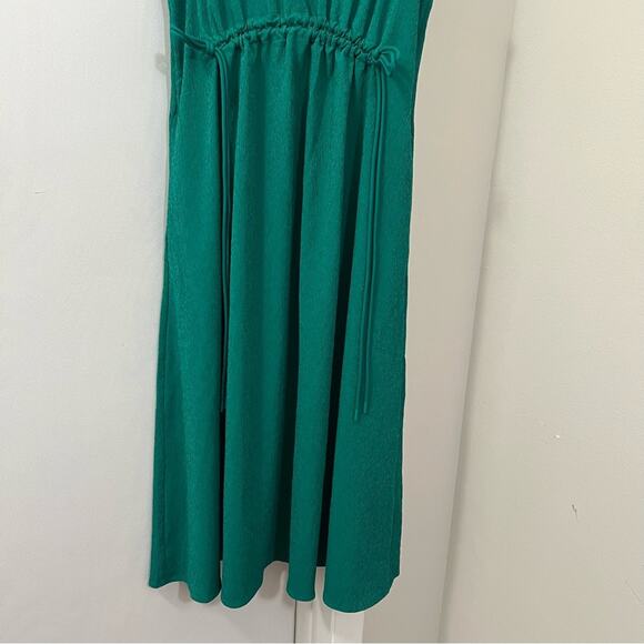 Athleta Green Echo Midi Dress Size Small Large - Picture 6 of 14